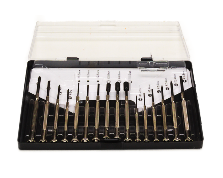 16 Piece Screwdriver Set In Case