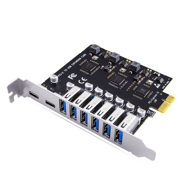 Usb 3.2 and Type C Pci-E Expansion Card Pcie To Usb Controller