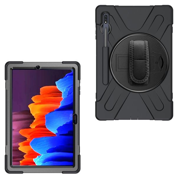 TUFF-LUV Rugged Case-Pen Holder-Samsung Galaxy Tab S7 Plus T970/T975 12.4
