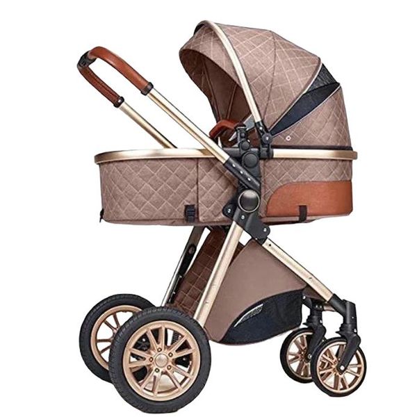 Baby Pram 2in 1 Belecoo High Landscape Baby Stroller