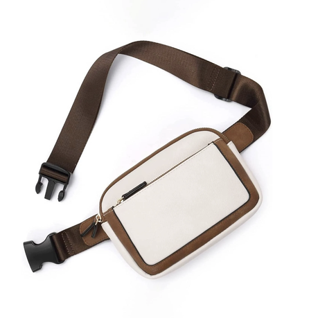 3-Pocket Faux Leather Chest & Bum Bag Image