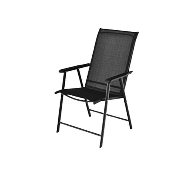 Ultra-Light Mesh Folding Chair with Armrests