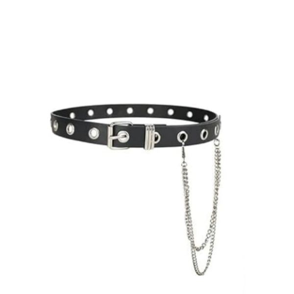 Women's Waist Chain, Punk Style Chain Strap, Eco-Friendly Leather