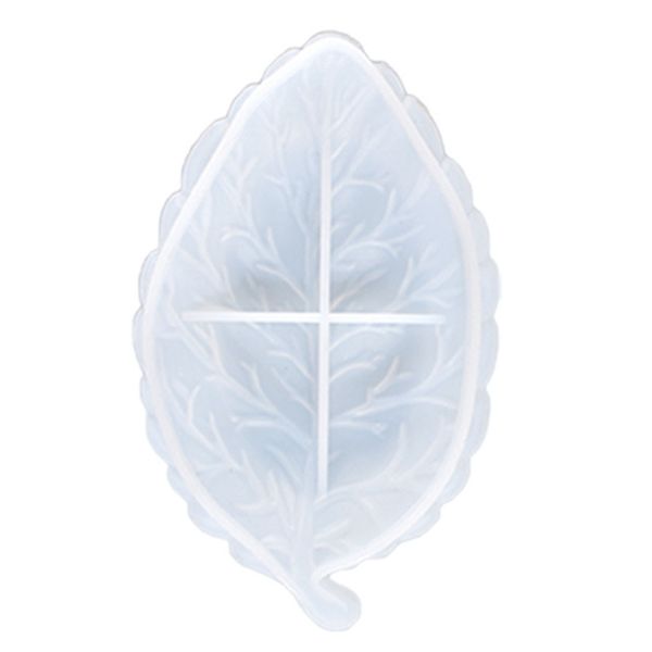 Home Decor DIY Multifunctional Silicone Oval Leaf Tray Mould (18cm)