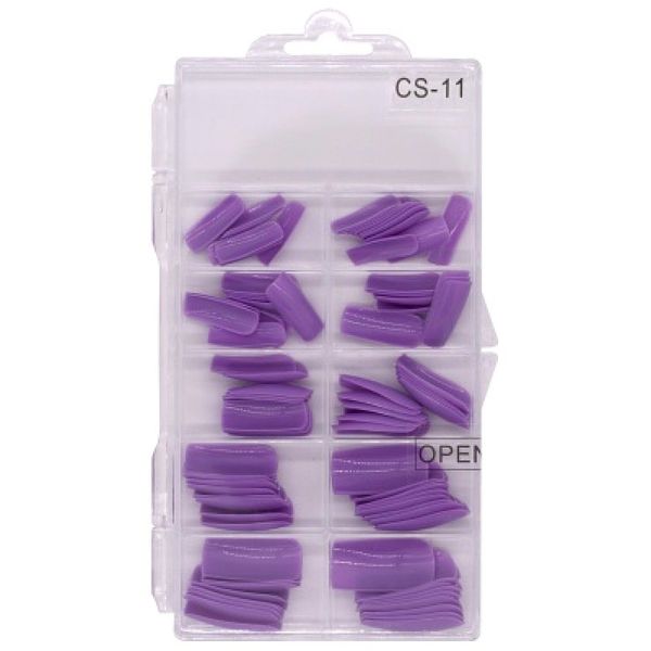 Lavender Nail Tips - 100 Pieces