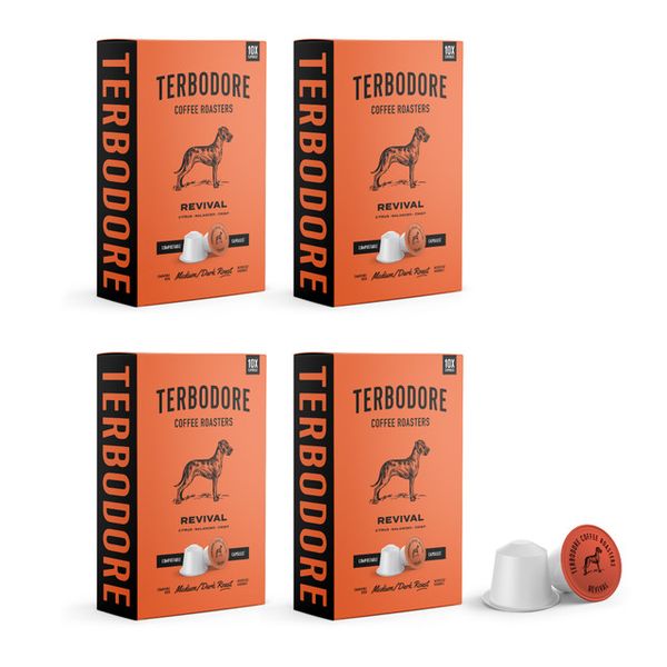 Terbodore Revival - 40 Nespresso Compatible Coffee Capsules