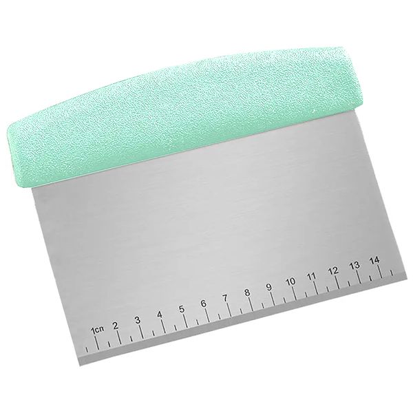Stainless Steel Dough Scraper and Cutter - Bread - Cake - Pastry - Pizza