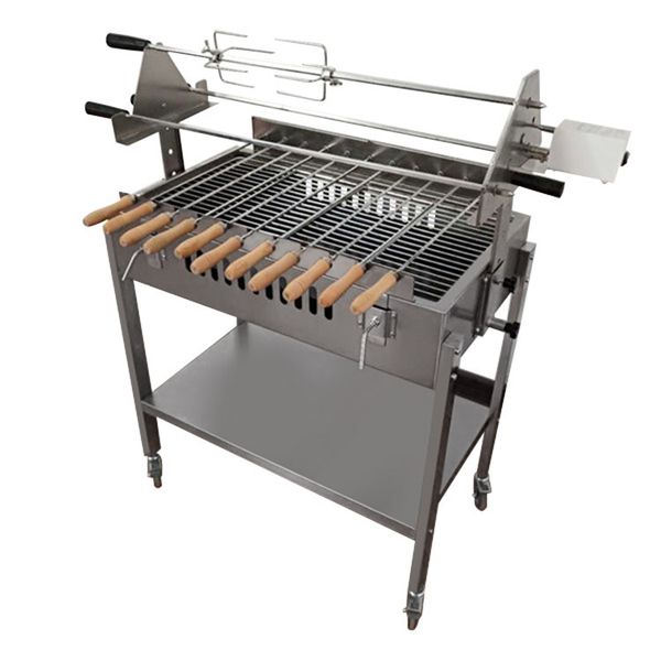 Greek Motorised Mechanical Rotisserie Charcoal Braai
