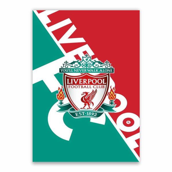 Liverpool FC Green And Red Poster - A1