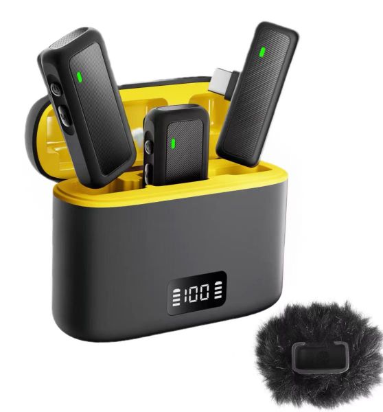 Outdoor Intelligent Noise - Canceling Microphone And Plush Windshield