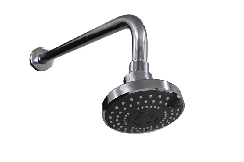 LMA 9.6CM 3-Mode Water-Saver Pulsing 193 Shower Head &amp; 90 Bend Shower Arm