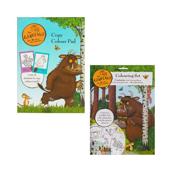 The Gruffalo Activity Set with Copy Colour Book an Colouring Set Ages 3+