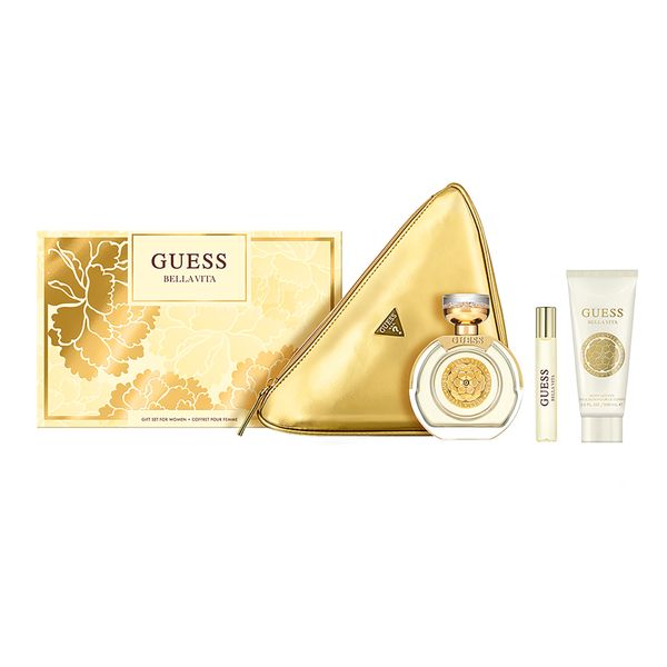 Guess Bella Vita Set 100ml Edp+15ml Travel Spray+100ml Body Lotion+Pouch