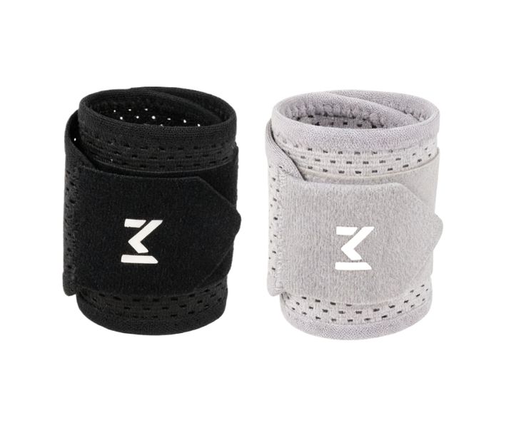 Ultra-Thin Mesh Wrist Wraps Adjustable Wrist Support - Black and Pink - 2-Pack