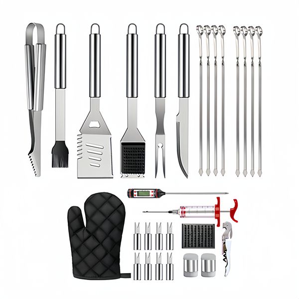 Grill Set BBQ Tools Grilling Tools 30PCS Stainless Steel Grill Accessories