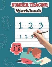 Number Tracing Workbook ages 3_6: Tracing numbers for Kids, math ...