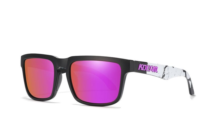 KDEAM KD332-C38 Mirror Violet Lens Polarized Sunglasses