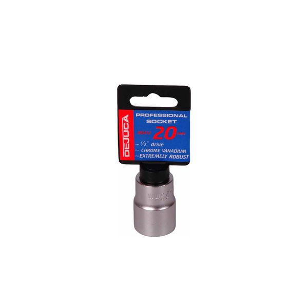 Dejuca - Socket - Cv - Fd - 1/2 Inch drive - 6pt - 20mm - 2 Pack