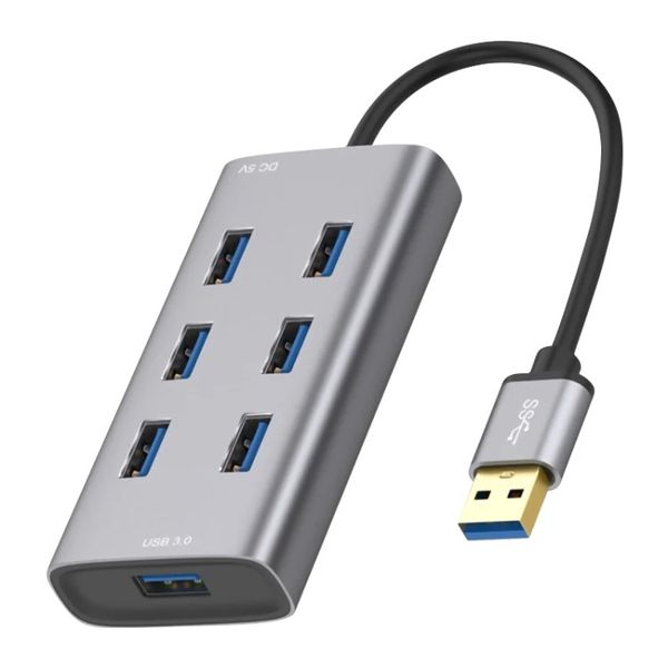 7 Ports USB3.0 To USB3.0 SmartHub Adapter Compatible With Laptop &amp; PC SE
