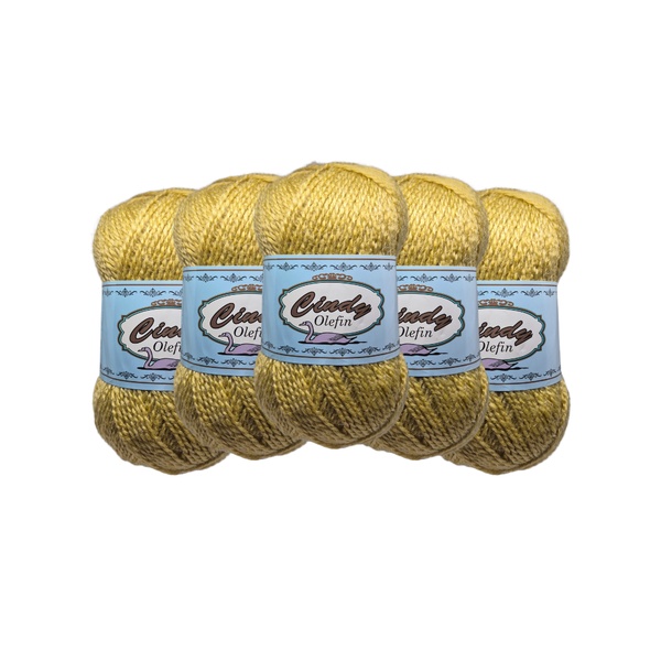Cindy - Olefin Yarn: Moss - CND03 (Pack of 5 x 100g)