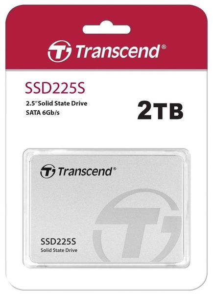 Transcend SSD225S 2TB SSD Hard Drive 2.5" SATA III Solid State Drive