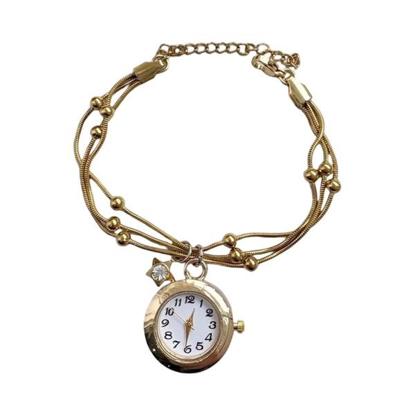 Tassel Watch Bracelet-Gold