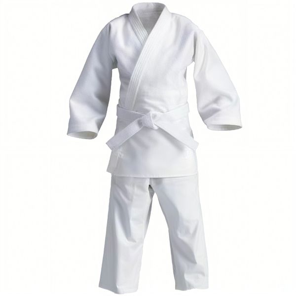 Martial Art Training Clothe Brazilian Jiu Jitsu Gi Karate Uniform - White