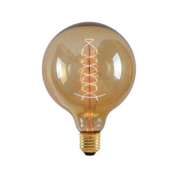 G125 Large Round Dimmable Tungsten Bulb E27 Screw 40Watt