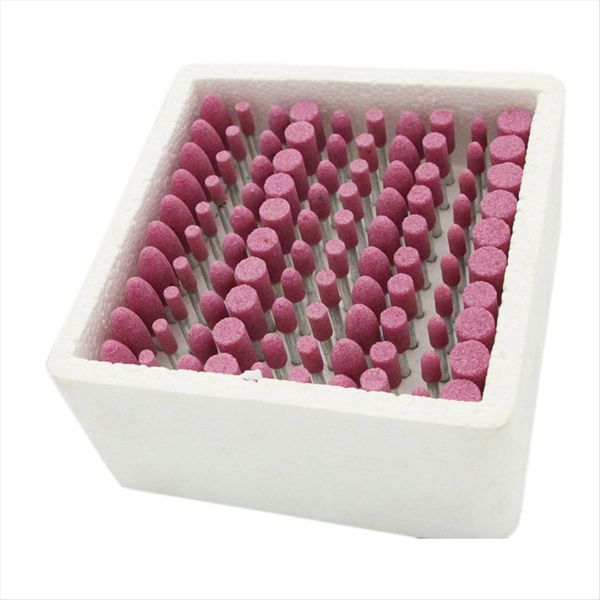 100PCS/Box Abrasive Stone Polishing Grinding Head Electric Drill Bit Wheel