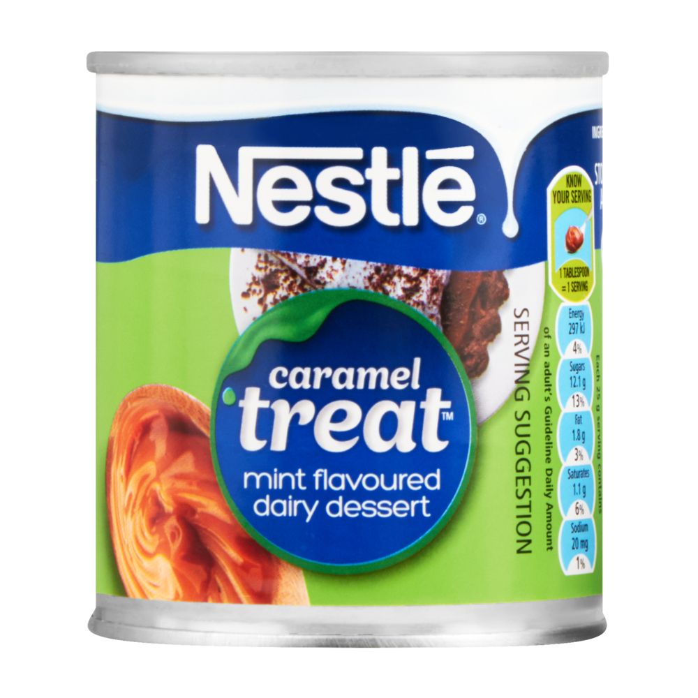 Nestlé Caramel Treat Mint Flavoured Dairy Dessert Filling & Topping 6 x 360g Buy Online in