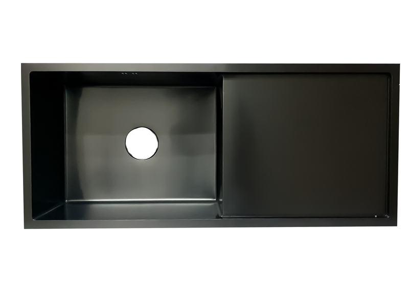 Sillago Paraskevi Single Bowl Charcoal Black Sink