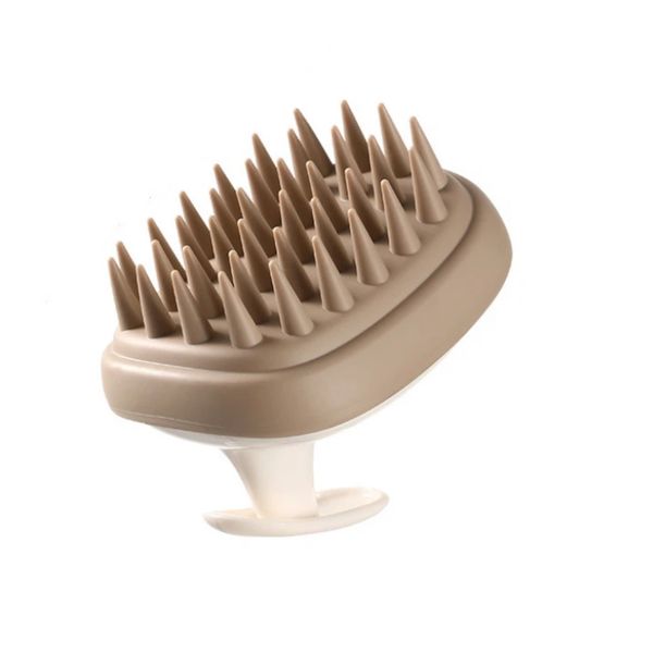 Double-Tooth Shampoo Brush, Wet &amp; Dry Scalp Massager Comb