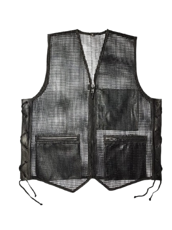 metallic thread textured waistcoat