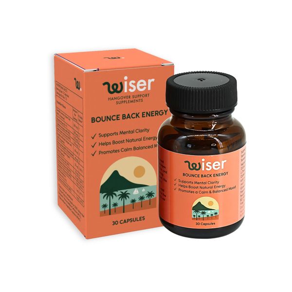 Wiser Bounce Back Energy Capsules | 30 Capsule Jar