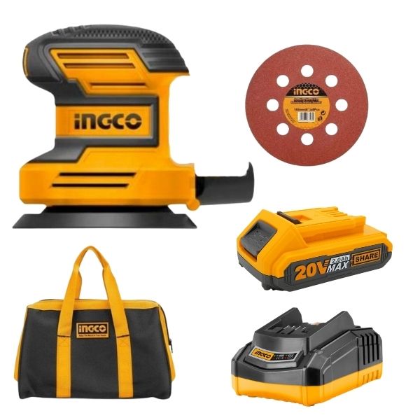 Ingco best sale cordless sander