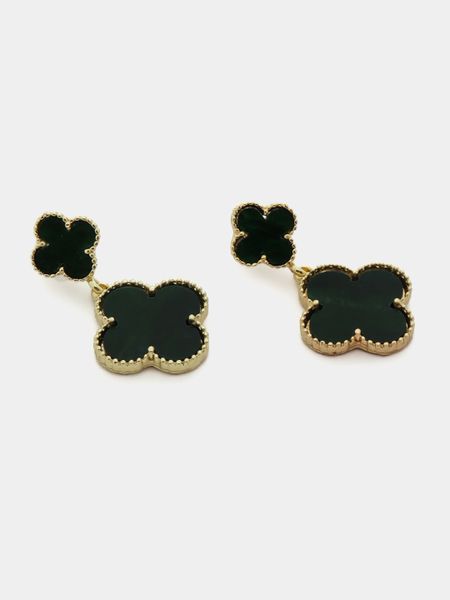 Clover Earring 4 Clover Ear Bl Gold