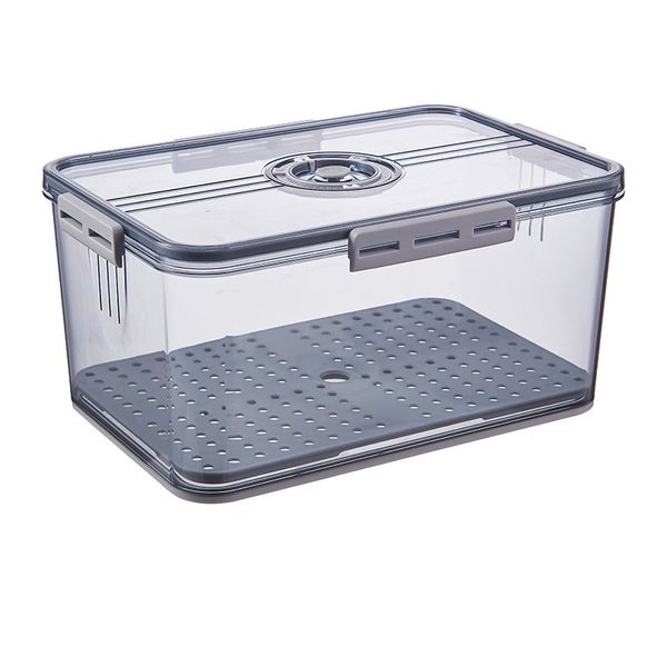 Airtight Bread Box with Time Recorder for Kitchen Counter Storage