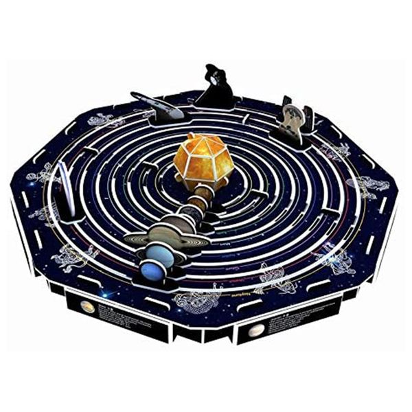45pcs Kids 3D Solar System Outer Space Puzzle Educational Toy