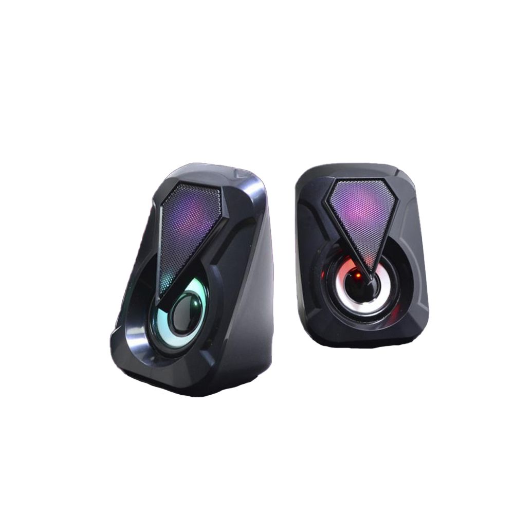 Mini USB digital speakers LED light display computer, laptop, mobile