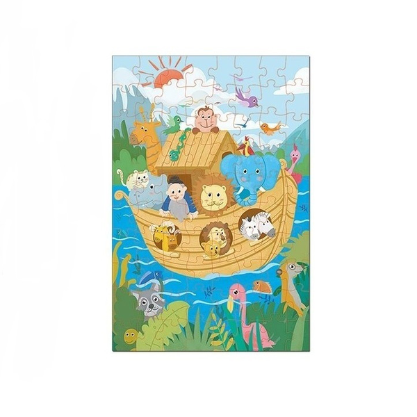 Pack Of 80 Noah's Ark Jigsaw Puzzle Toy