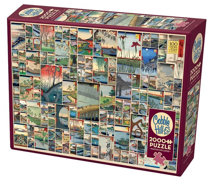 COBBLE HILL 100 Famous Views of Edo 2000 Piece Puzzle