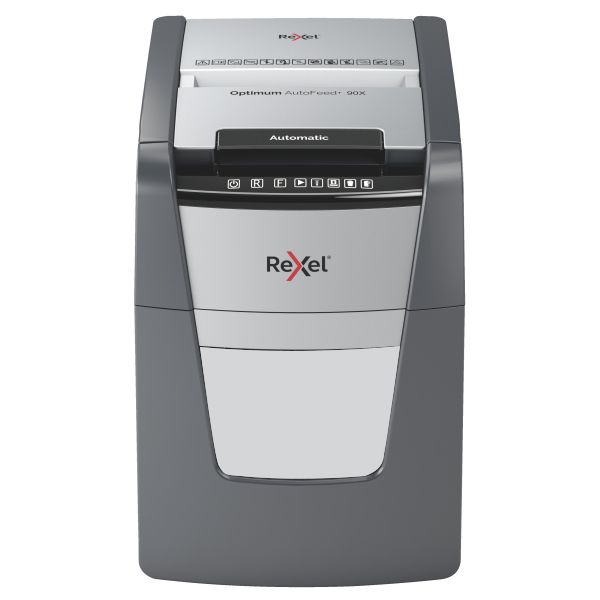 Rexel Optimum AutoFeed+ 90X Automatic Cross Cut P4 Paper Shredder