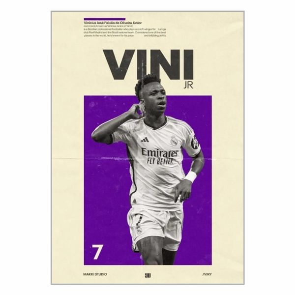 Vini Jr 7 Poster - A1
