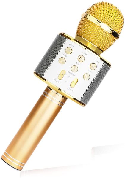 Wireless Microphone with Speakers