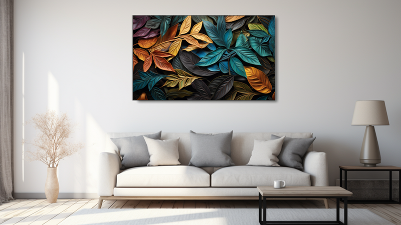 Canvas Wall Art - Leaves Creative Art - HD0313