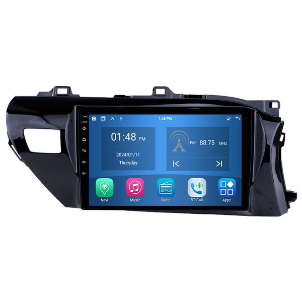 4G+64G Car Radio CarPlay GPS Compatible with Hilux Pick Up AN120 2015-2020