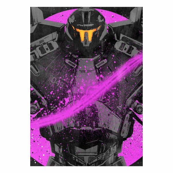 Gipsy Avenger purple abstract - A1 Poster