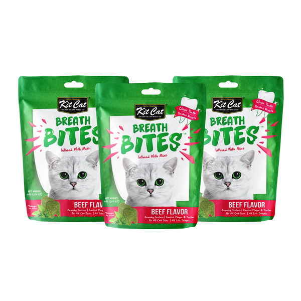 Breath Bites Beef Flavour (3 x 60g)