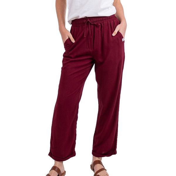 Hedgehogs-Womens-Iris Pant-Burgundy