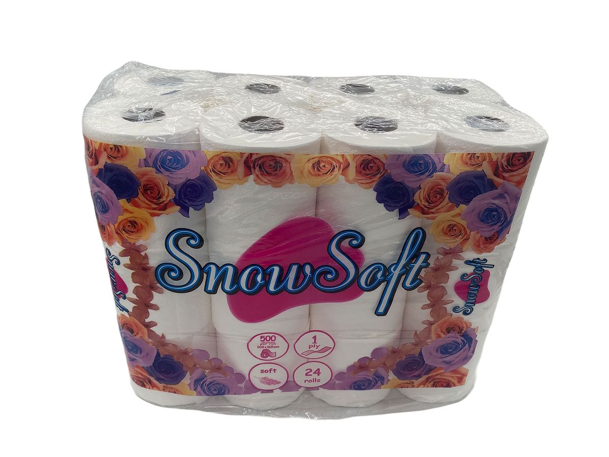 SnowSoft 1 Ply Toilet Tissue 24 Pack Buy Online in South Africa